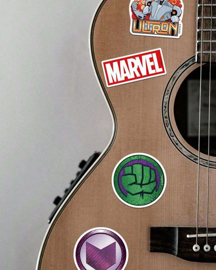 50pcs Marvel Avengers Official Collectible Vinyl Sticker Set - Durable, Waterproof Heroes Stickers featuring Tony Stark, Hulk & Captain America - Ideal for Laptops, Water Bottles, Phones, Hard Hats - Perfect Unisex Gift for D