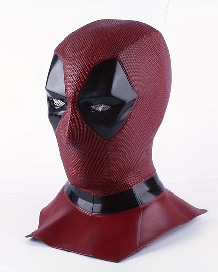 1pc, Deadman Head Cover Cosplay Halloween Funny Props Mask Marvel Movie Viewing Peripheral Latex Mask Holiday Party Accessories Holiday Party Gifts