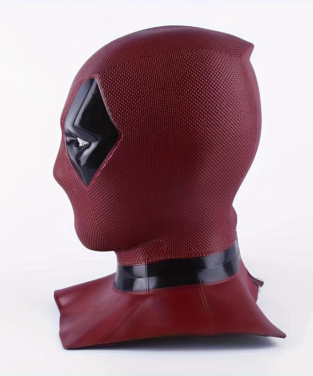 1pc, Deadman Head Cover Cosplay Halloween Funny Props Mask Marvel Movie Viewing Peripheral Latex Mask Holiday Party Accessories Holiday Party Gifts