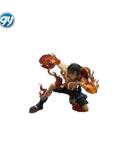 One Pieced Portgas D Ace Battle Damaged Resonance Series Statue Birthday Gift for Boys Collectible