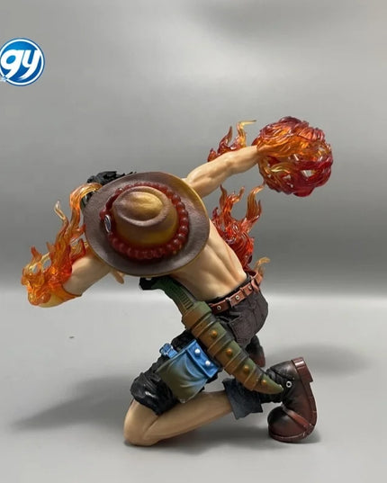 One Pieced Portgas D Ace Battle Damaged Resonance Series Statue Birthday Gift for Boys Collectible