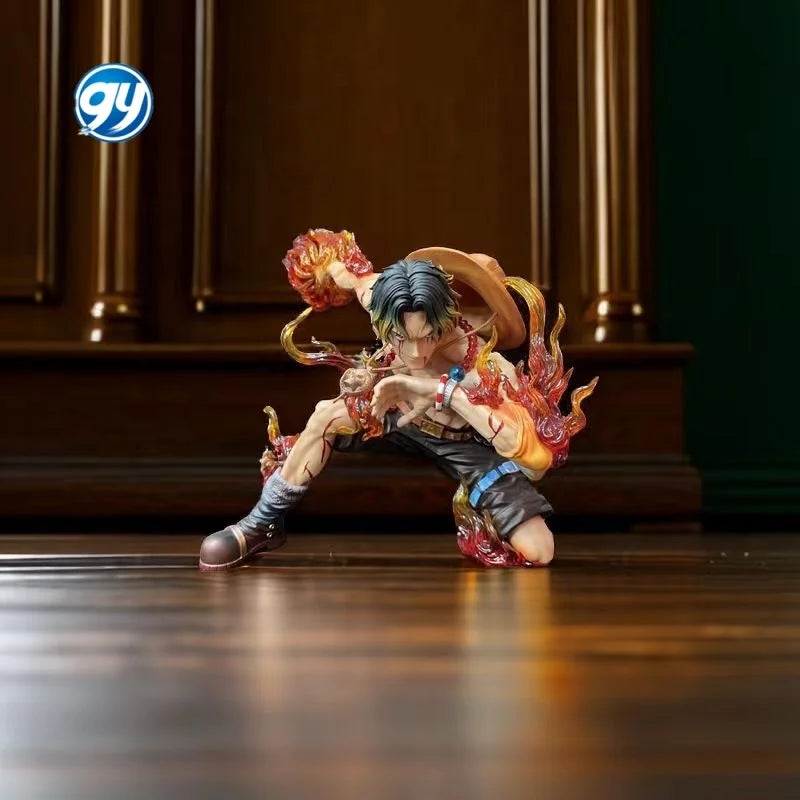 One Pieced Portgas D Ace Battle Damaged Resonance Series Statue Birthday Gift for Boys Collectible