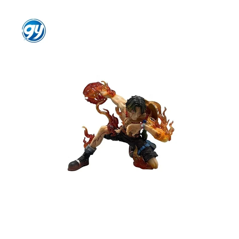 One Pieced Portgas D Ace Battle Damaged Resonance Series Statue Birthday Gift for Boys Collectible