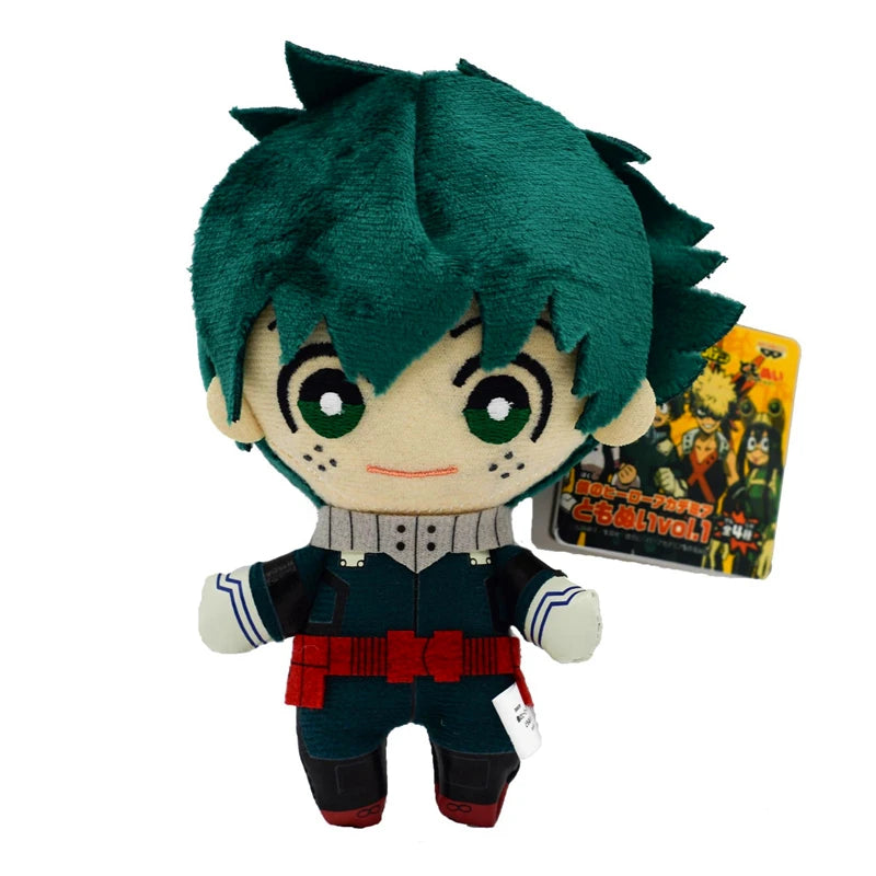 15CM My Hero Academia Anime Izuku Midoriya Katsuki Bakugou Shouto Todoroki Plush Pendant Toy Soft Plush Doll Gift