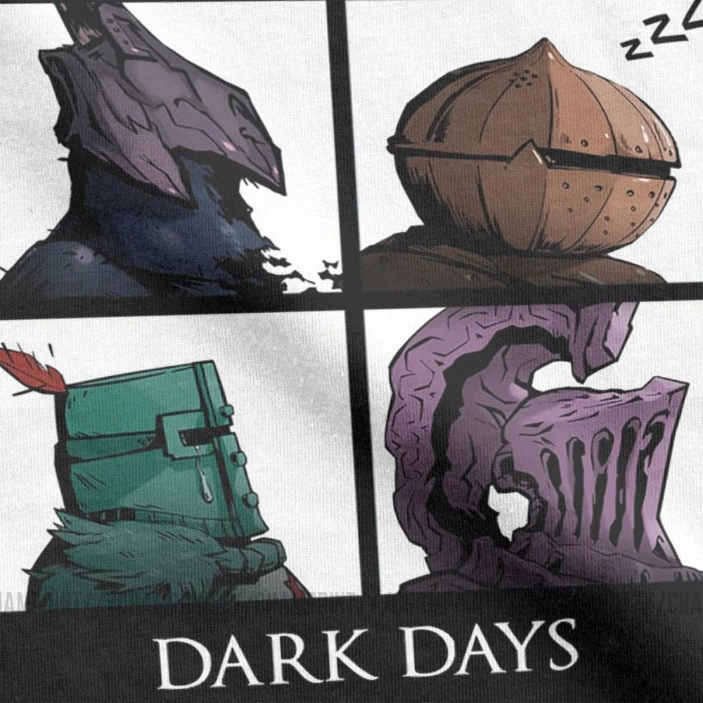 Man Dark Souls Praise The Sun Game T-Shirts Novelty O Neck Short Sleeved Clothes Purified Cotton Tee Shirt Printing T Shirt