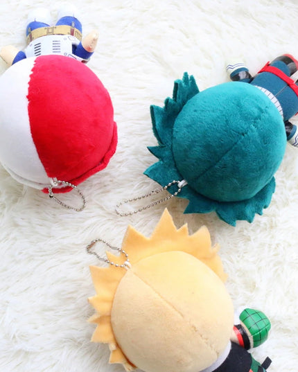 15CM My Hero Academia Anime Izuku Midoriya Katsuki Bakugou Shouto Todoroki Plush Pendant Toy Soft Plush Doll Gift