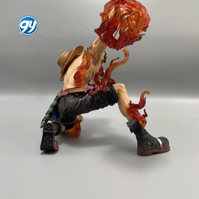 One Pieced Portgas D Ace Battle Damaged Resonance Series Statue Birthday Gift for Boys Collectible