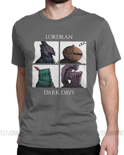 Man Dark Souls Praise The Sun Game T-Shirts Novelty O Neck Short Sleeved Clothes Purified Cotton Tee Shirt Printing T Shirt