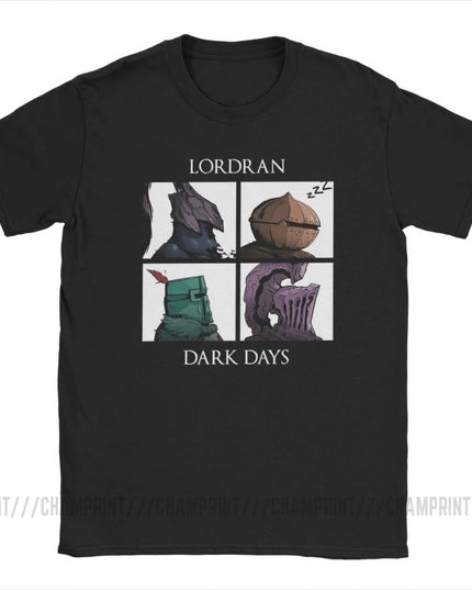 Man Dark Souls Praise The Sun Game T-Shirts Novelty O Neck Short Sleeved Clothes Purified Cotton Tee Shirt Printing T Shirt