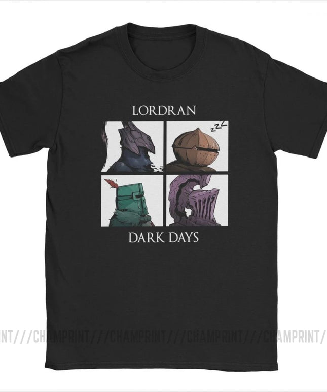 Man Dark Souls Praise The Sun Game T-Shirts Novelty O Neck Short Sleeved Clothes Purified Cotton Tee Shirt Printing T Shirt