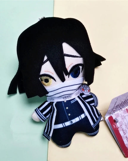 15cm Japan Anime Demon Slayer Akaza Rui Iguro Obanai Tanjirou Kamado Nezuko Agatsuma Zenitsu Plush Toys Doll Peluche Gift
