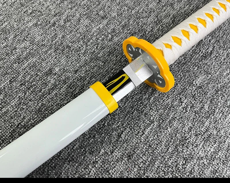 104cm Demon Slayer Katana Swords Tanjirou Zenitsu Katana Fake Sword Killer Devils Real Size Japanese Anime Cosplay Prop Toy Gift