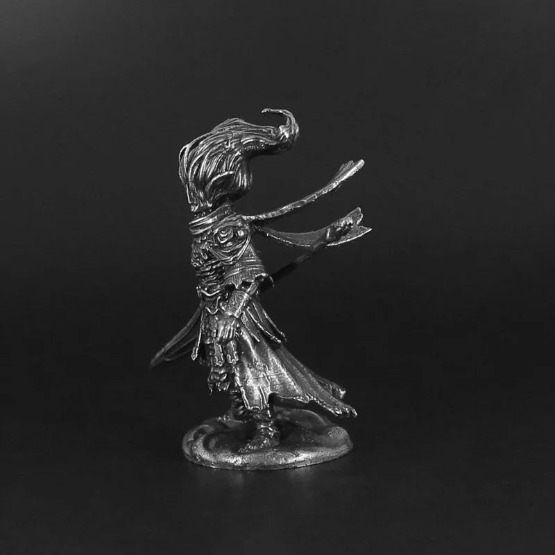 Vintage White Brass Dark Souls III Nameless King Anime Action Figurine Metal Game Character Model Collections Toy Gifts