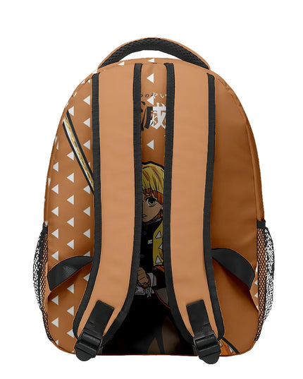 Anime Demon Slayer Tanjiro Nezuko 3D Printed Backpack for College Students Large School Bag 15 Inch Laptop Bag Middle School