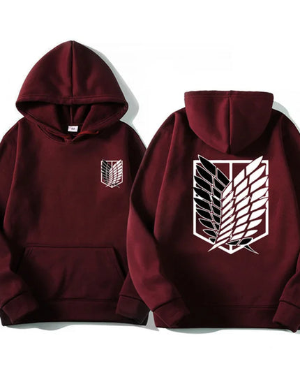 Attack on Titan Men's Hoodie Anime Hoodies Men and Women Streetwear Pullover Harajuku Shingeki No Kyojin Hoodies Sweatshirt