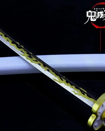 25cm Demon Slayer Katana Swords Kimetsu No Yaiba Samurai Sword Real Size Japanese Katana Anime Cosplay Prop Home Decoration