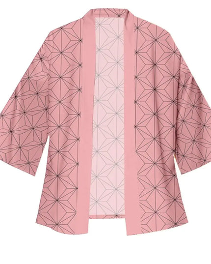 Anime Tanjirou Kamado Cosplay Kimonos for Men Women Japanese Haori Kamade Nezuko Robe Outfits Kochou Shinobu Kimono Summer Cloak