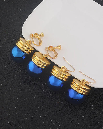 Phantom Troupe Chrollo Lucilfer Cosplay Earrings Anime Hunter x Hunter Clip Earrings for Women Men Jewelry Gift