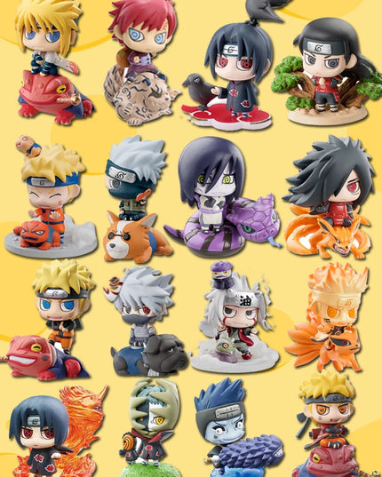 Hot Naruto Shippuden Anime figure Model Sasuke kakashi Gaara Action Figurine PVC Statue Collectible Toy  Doll children gifts