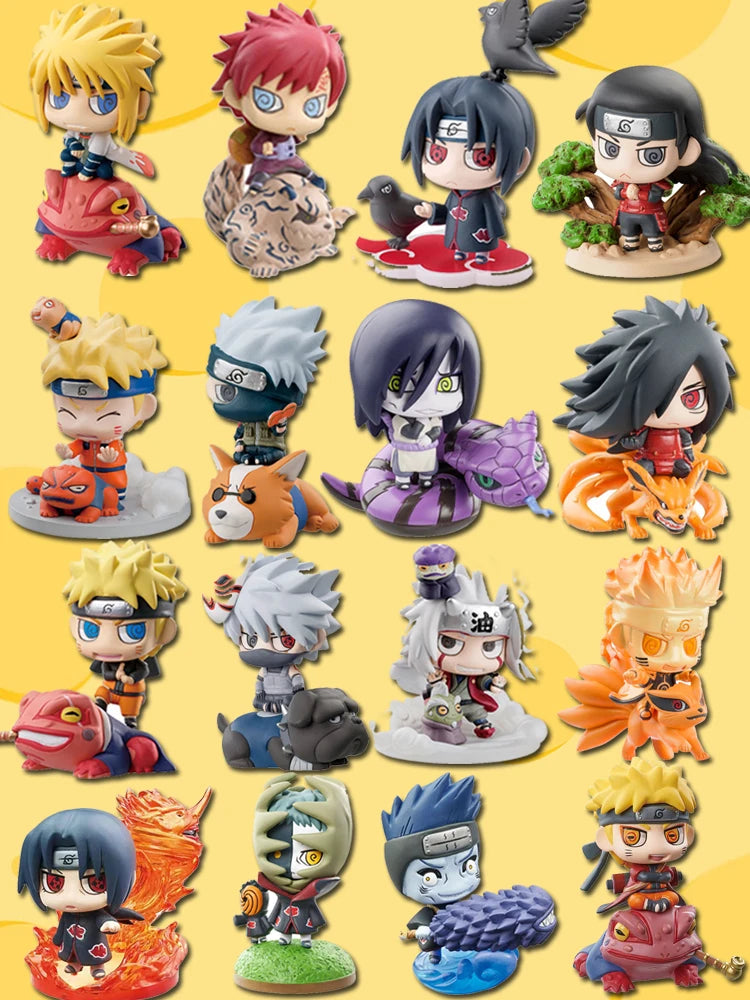 Hot Naruto Shippuden Anime figure Model Sasuke kakashi Gaara Action Figurine PVC Statue Collectible Toy  Doll children gifts