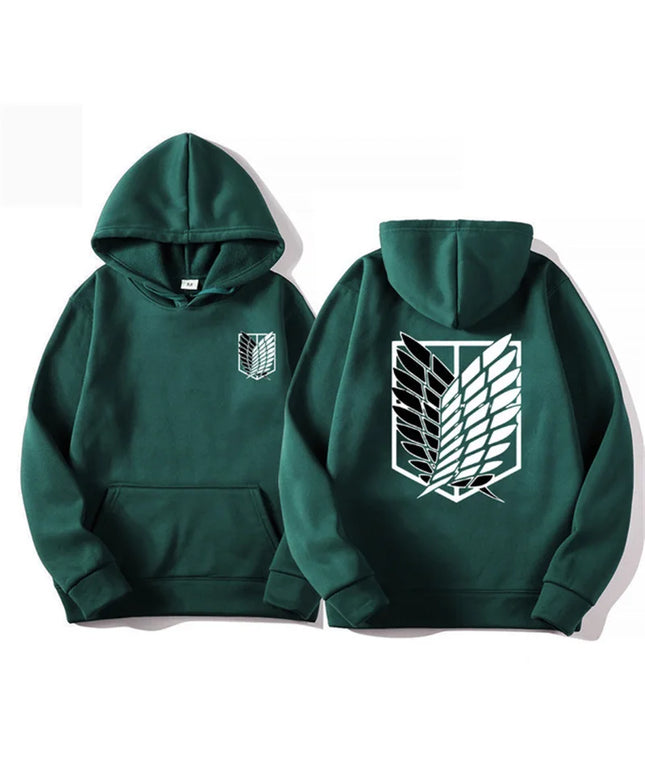 Attack on Titan Men's Hoodie Anime Hoodies Men and Women Streetwear Pullover Harajuku Shingeki No Kyojin Hoodies Sweatshirt