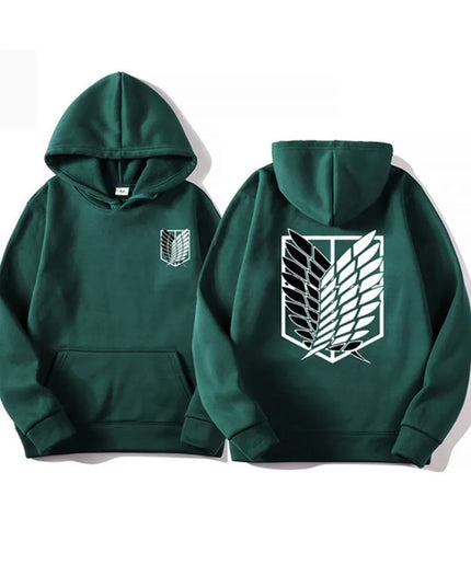 Attack on Titan Men's Hoodie Anime Hoodies Men and Women Streetwear Pullover Harajuku Shingeki No Kyojin Hoodies Sweatshirt
