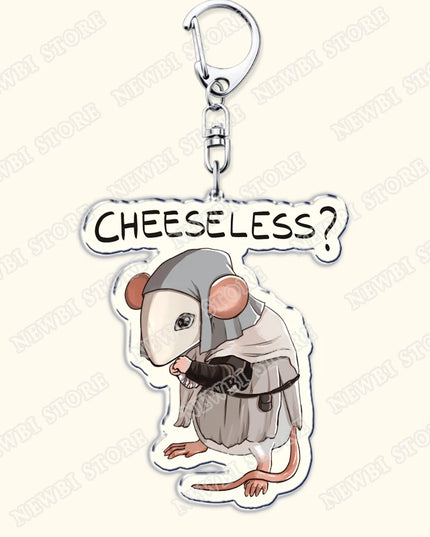 Video Game Dark Souls Keychains for Women Accessories Bag Bloodborne Malenia Melina Keyrings Jewelry Fans Gaming Friends Gift