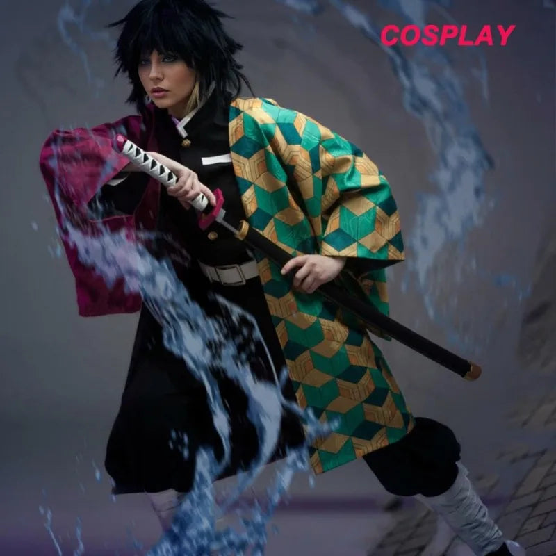 104cm Demon Slayer Katana Swords Tanjirou Zenitsu Katana Fake Sword Killer Devils Real Size Japanese Anime Cosplay Prop Toy Gift