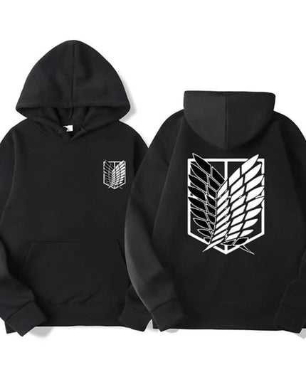 Attack on Titan Men's Hoodie Anime Hoodies Men and Women Streetwear Pullover Harajuku Shingeki No Kyojin Hoodies Sweatshirt