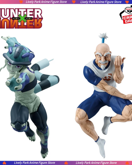 In Stock BANDAI HUNTER HUNTER VIBRATION STARS Aizakku Netero Meruem Hot Anime Action Model Gifts Collectible Figurines for Kids