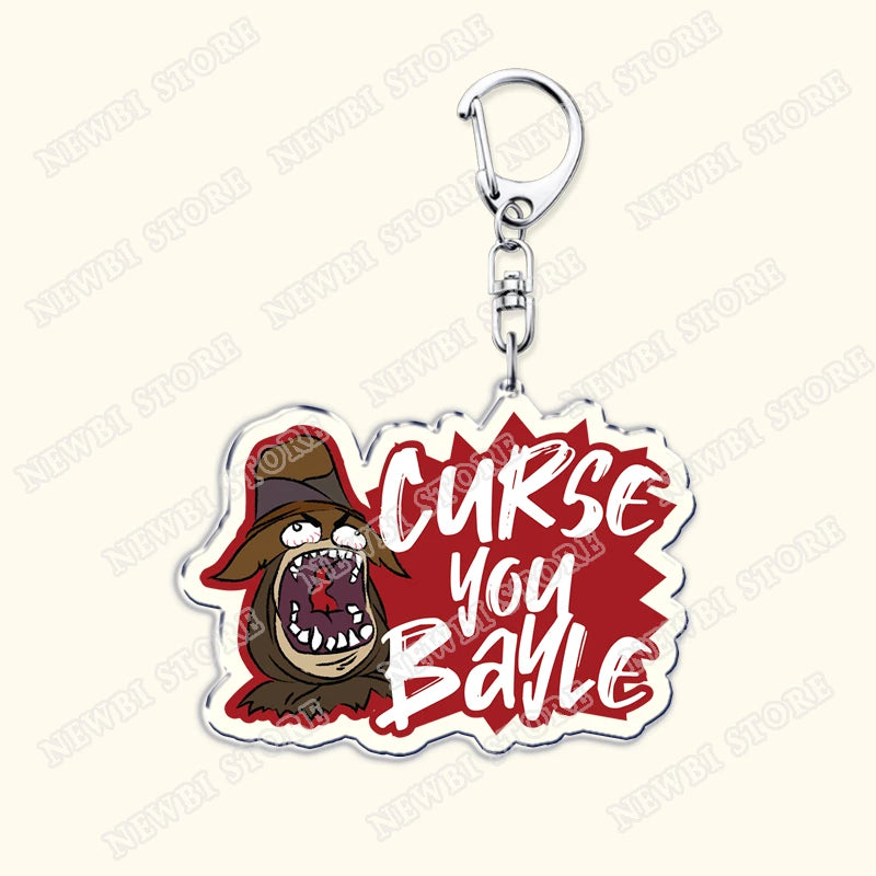 Video Game Dark Souls Keychains for Women Accessories Bag Bloodborne Malenia Melina Keyrings Jewelry Fans Gaming Friends Gift