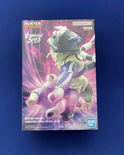 In Stock BANDAI HUNTER HUNTER VIBRATION STARS Aizakku Netero Meruem Hot Anime Action Model Gifts Collectible Figurines for Kids