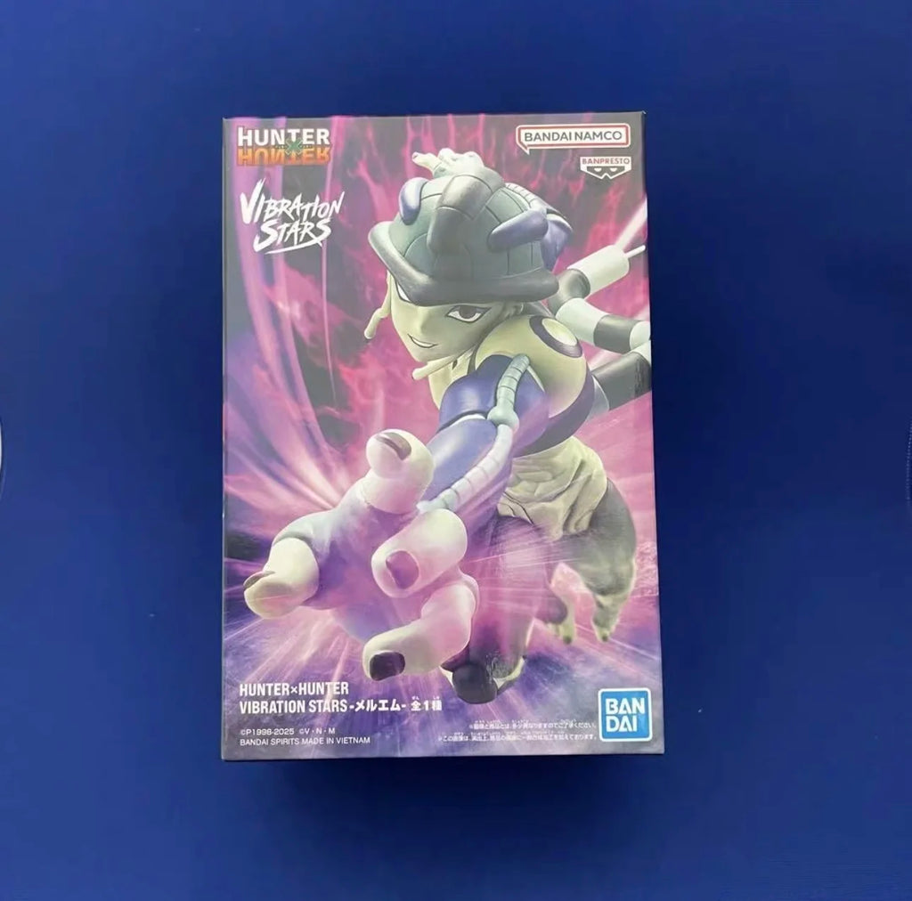 In Stock BANDAI HUNTER HUNTER VIBRATION STARS Aizakku Netero Meruem Hot Anime Action Model Gifts Collectible Figurines for Kids