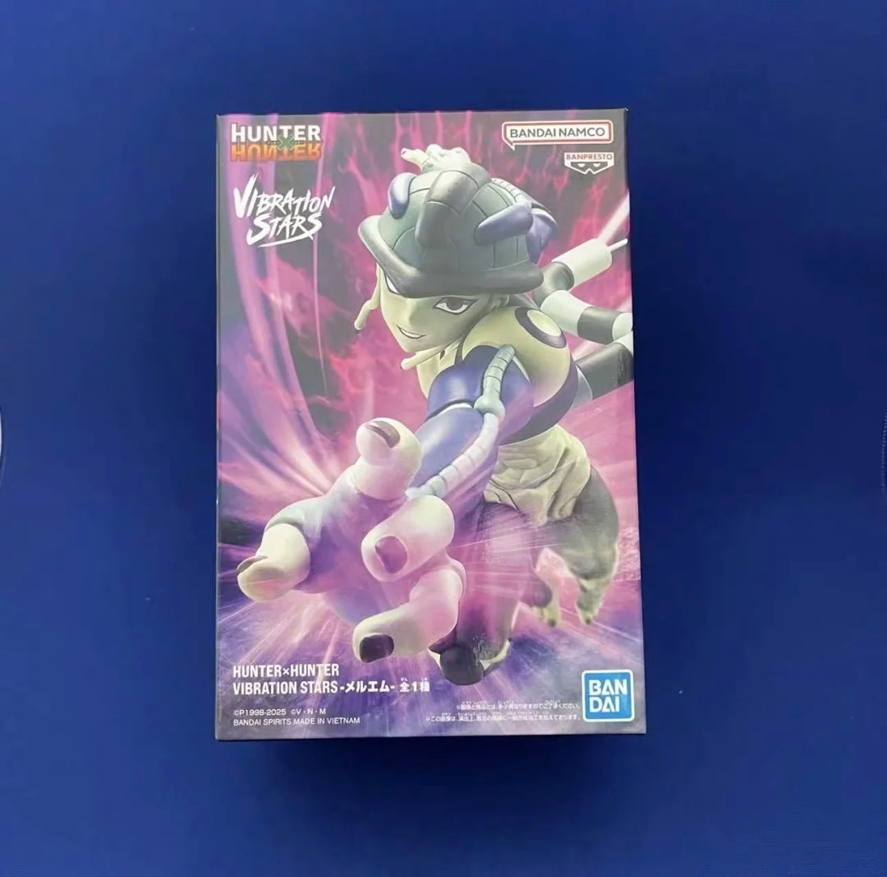 In Stock BANDAI HUNTER HUNTER VIBRATION STARS Aizakku Netero Meruem Hot Anime Action Model Gifts Collectible Figurines for Kids