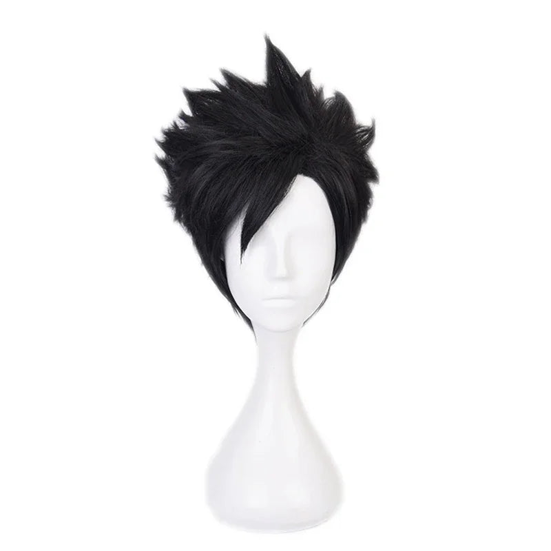 Anime Haikyuu Nekoma Jersey Uniform Wig Kenma Kozume Tetsurou Kuroo Cosplay Costume No. 5 No 1 Sweaters Short Sleeve Sportswear