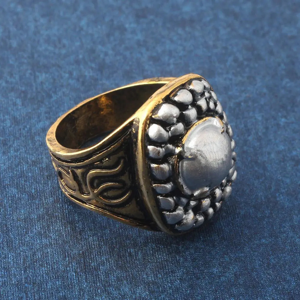 Game Dark Souls Ring Black Red Sapphire Vintage Style Ring Adjustable Metal Rings For Women Men Cosplay Jewelry Accessories Gift