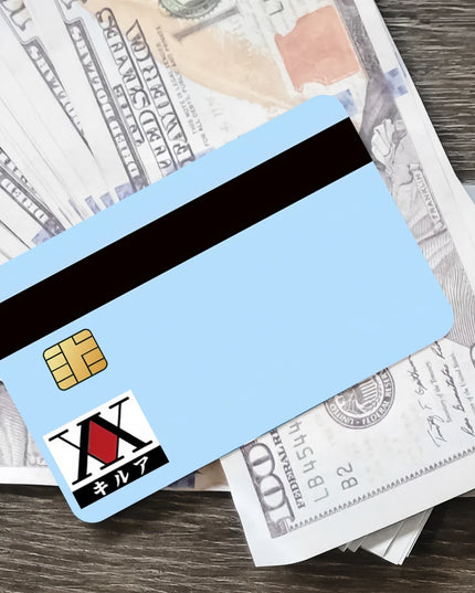 HUNTER Film Skin Cover Credit Card Stickers 4PCS Debit Front Anime H-HUNTER x Decoration Bank Bus Pass Waterproof