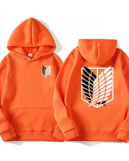 Attack on Titan Men's Hoodie Anime Hoodies Men and Women Streetwear Pullover Harajuku Shingeki No Kyojin Hoodies Sweatshirt