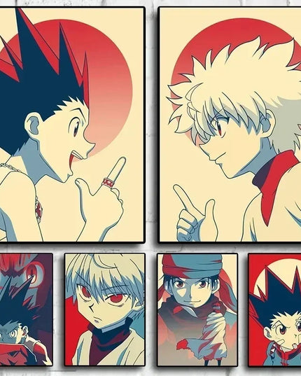 Japan Anime Hunter X Hunter Hopestyle Retro Wall Art Decor Home Decoration For Living Room Painting Canvas Print Poster Picture