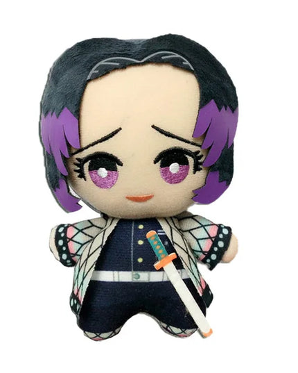 15cm Japan Anime Demon Slayer Akaza Rui Iguro Obanai Tanjirou Kamado Nezuko Agatsuma Zenitsu Plush Toys Doll Peluche Gift