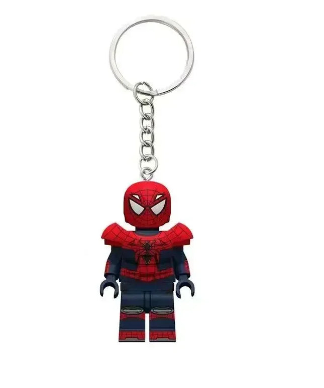 Marvel Spiderman Keychain Gwen Peripheral Movies Student Cartoon Animation Cute School Bag Pendant Children's Toy Ornament Gift