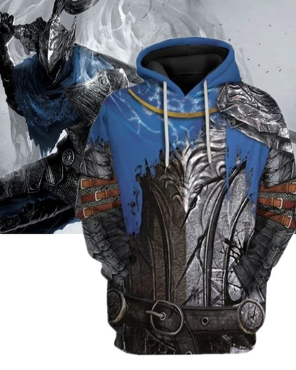 Men's And Women's 3d Printed Popular Game Dark Souls Hoodie New Fashion Casual Hooded Sweatshirt Cool Sport Oversized Loose Top
