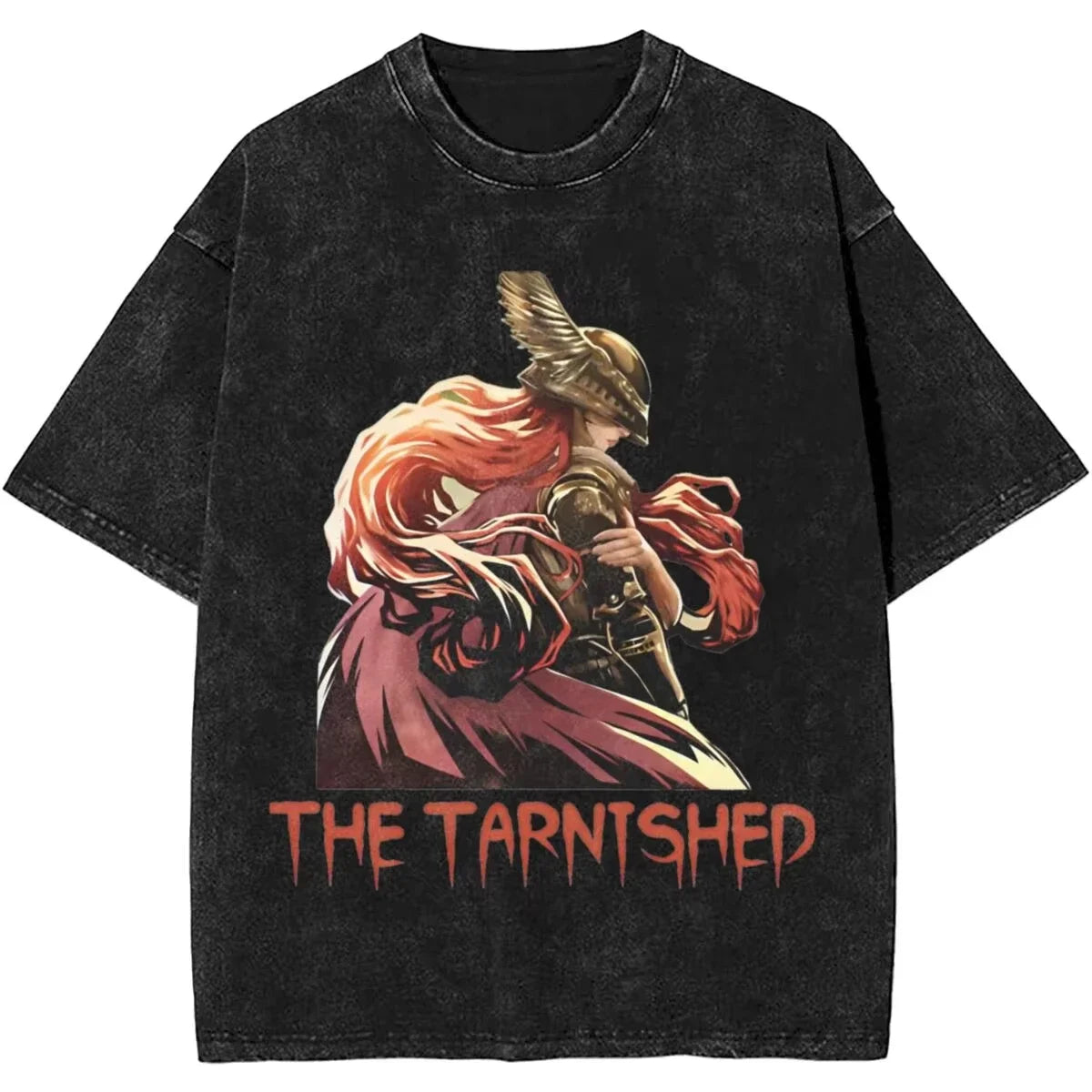 Women Men Malenia Blade of Miquella Washed T Shirt Summer Maidenless Tarnished Classic Simple Harajuku T Shirt New Arrival