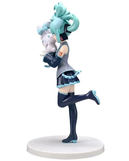 Anime beautiful girl Hatsune Miku handmade character fashion birthday Christmas gift Hatsune Miku PVC model desktop decoration