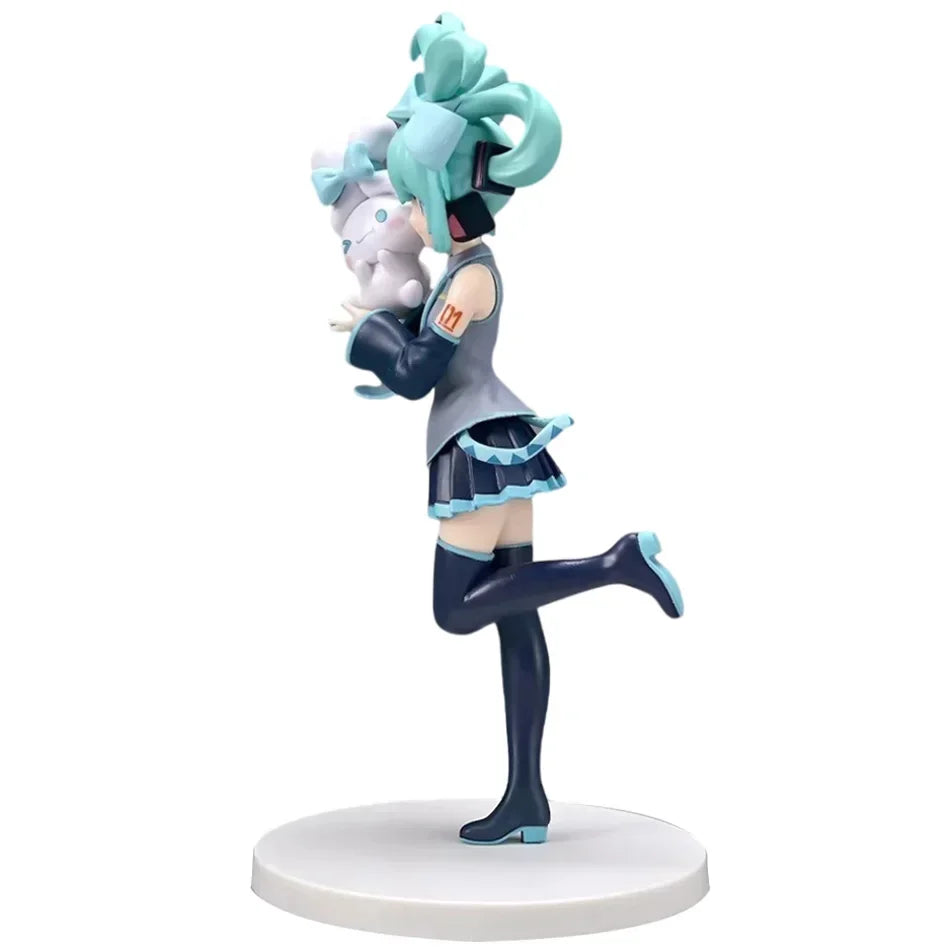 Anime beautiful girl Hatsune Miku handmade character fashion birthday Christmas gift Hatsune Miku PVC model desktop decoration