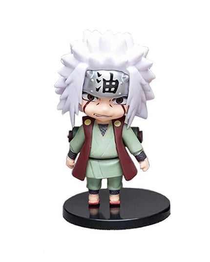 6 styles 9cm Anime Naruto Figures PVC Q Version Doll Gaara Kakashi  Figure Room Decoration Anime Figure