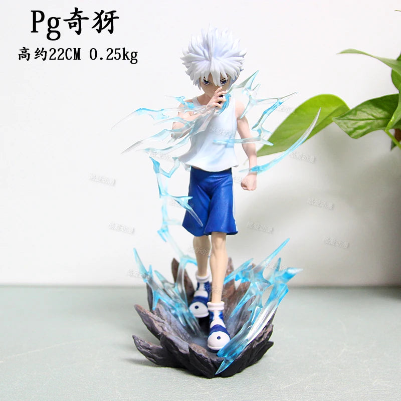 2025 Nuevas Figuras De Anime Hunter × Hunter Killua Zoldyck Figura  AccióN De Manga Modelo Pvc Estatua Coleccionable Ornamento