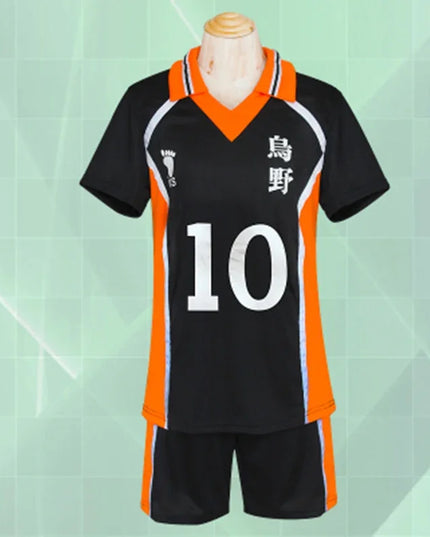 Haikyu!! Haikyuu Cosplay Costume Karasuno Koukou High School Volleyball Club Hinata Shoyo Kageyama Tobio Sportswear Jerseys