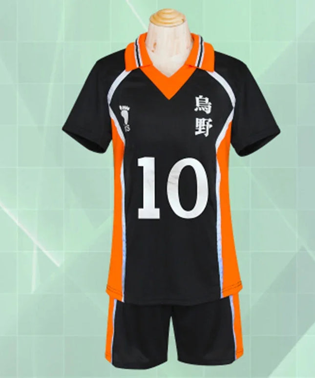 Haikyu!! Haikyuu Cosplay Costume Karasuno Koukou High School Volleyball Club Hinata Shoyo Kageyama Tobio Sportswear Jerseys