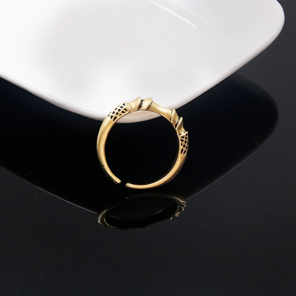 Game Dark Moon Ring Spectral Steed Whistle Ring Melina Summon Torrent Tool Adjustable Finger Rings for Women Men Jewelry